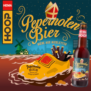 Pepernotenbier van HEMA en HOOP